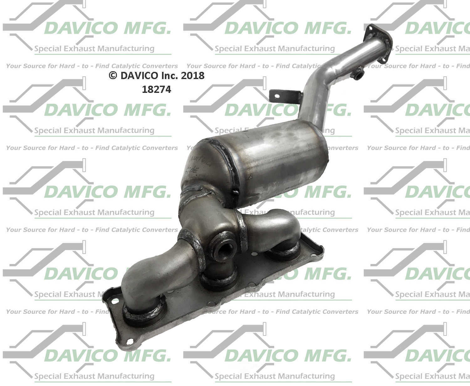 Davico Mfg 18274 Direct Fit Catalytic Converter