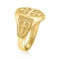 thumbnail image 3 of Ross-Simons 14kt Yellow Gold Multi-Cross Signet Ring, Women's, Adult, 3 of 6