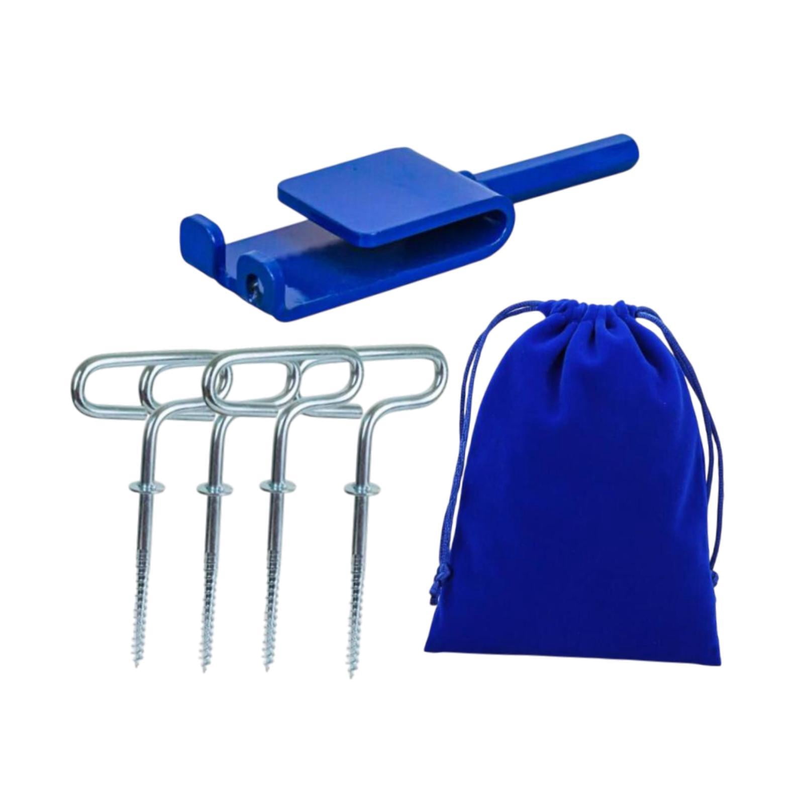 GARENDE Ice Fishing Anchor Tool Metal for Anchors Make Set up Shelter Quick and Easy