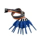 thumbnail image 4 of Sondas analizadoras lógicas piezas con pinzas de gancho de prueba canales para depuración de circuito eléctrico Azul Yotijar Línea de enlace de prueba de Analizador lógico, 4 of 4