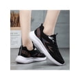 thumbnail image 4 of Fangasis Women Walking Shoe Lightweight Casual Shoes Knit Upper Sneakers Travel Breathable Flats Black 5.5, 4 of 8