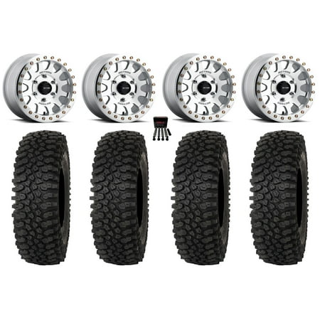 Method 401 Beadlock 15 Wheel Machined 33 Roctane ST Tires Can-Am Maverick R