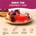 thumbnail image 5 of Handpick Organic Hibiscus Tea Bags, 100 Count, Caffeine-Free Herbal Tisane, Pure Dried Indian Hibiscus Flowers, Non-GMO & Eco-Conscious, 5 of 10
