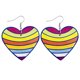 thumbnail image 2 of Pendientes para mujer, regalos para mujeres, niñas, San Valentín, fiesta, cuero sintético, pendientes colgantes, accesorio, pendientes colgantes, 2 of 2