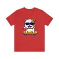 thumbnail image 2 of Skateboarding Bulldog Unisex T Shirt, 2 of 12