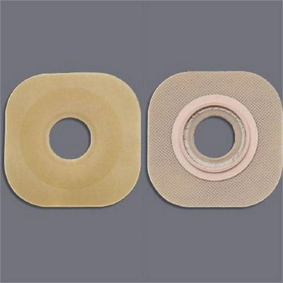 Hollister Colostomy Barrier New Image Flextend Pre-Cut, Extended Wear Without Tape 2-1/4 Inch Flange Red Code Hydrocolloid 1-3/8 Inch Stoma, Model 16107