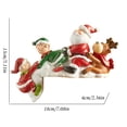 thumbnail image 3 of Teissuly Christmas Gnome, Resin Tabletop Decoration, 3 of 8