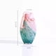 thumbnail image 2 of Florero de cristal degradado rosa de lujo claro, florero de cristal de alta gama, decoración for sala de estar, arreglo de flor de habitación, decoración de vestíbulo, 2 of 6