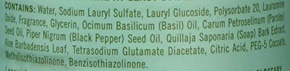Mrs. Meyer's Clean Day Dish Soap Liquid, Basil, 16 fl oz (6 pack) (Bundle)