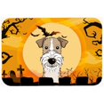thumbnail image 1 of Halloween Wire Haired Fox Terrier Kitchen & Bath Mat, 20 x 30, 1 of 1