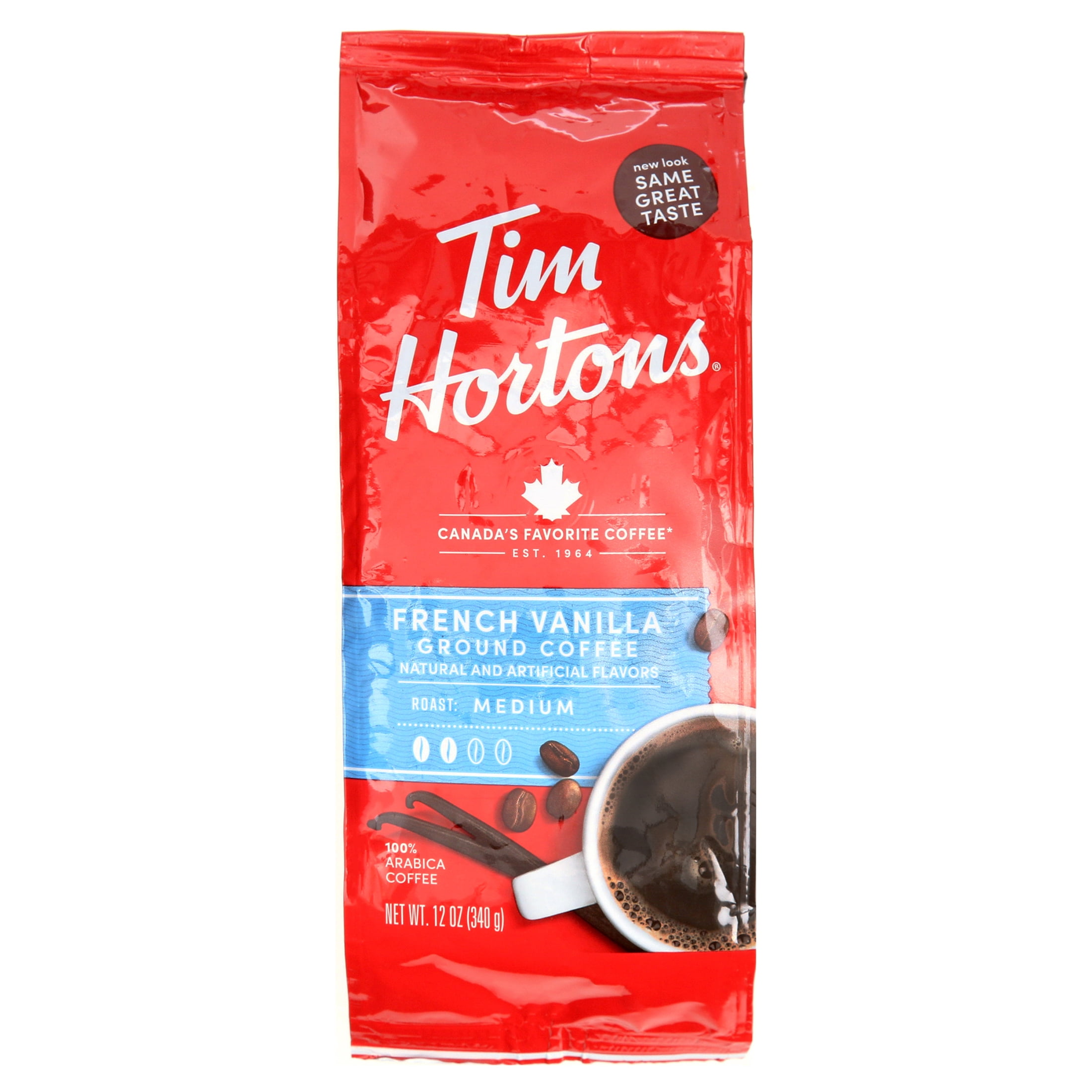 Tim Hortons 100% Arabica Medium Roast Original Blend Ground Coffee, 48  Ounces