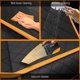 thumbnail image 4 of Funda impermeable para asiento de coche para perros, funda para asiento de perro con alas laterales, funda protectora para asiento trasero de mascota, negra, hamaca convertible, 4 of 5