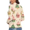 thumbnail image 3 of Snow Cake Gift Christmas Women's Turtleneck Sweater Long Sleeve Ribbed Fitted Turtle Neck Casual Fall Winter Collection Top S, 3 of 4