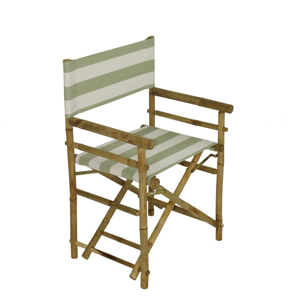 Statra Bamboo Indoor Outdoor Canvas Director Chair Set of 2 Walmart
