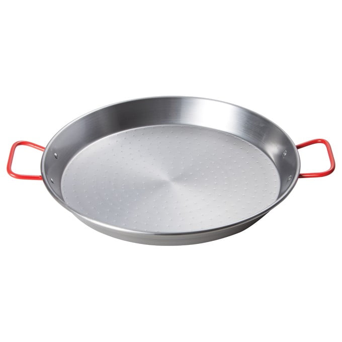 14 1/8" Paella Pan, Polished Carbon Steel Spain