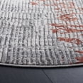 thumbnail image 3 of SAFAVIEH Invista Einri Abstract Area Rug, Grey/Light Grey, 6'7" x 6'7" Round, 3 of 8