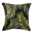 thumbnail image 2 of Liora Manne Marina Palm Border Indoor Outdoor Decorative Pillow Black, 2 of 5
