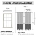 thumbnail image 2 of NANWEI Cortinas Blackout con Aislamiento T&eacute;rmico para Estar/Rec&aacute;mara Ventana, con Ojales en la Parte Superior, Suave 100% Poli&eacute;ster Tela Impermeable, Reducci&oacut, 2 of 8