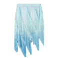 thumbnail image 5 of RUTAYY Latin Dance Skirt Women 2025 New Spell Multi Layer Tassel Skirt National Standard Practice Solid Color Flowy Swing Skirts, 5 of 6