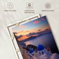 thumbnail image 6 of Elephant Stock Santorini Staircase Wall Art - Vertical Canvas Wall Art - Living Room Wall Decor - Places Canvas - Gray And Blue Decor - 24" x 36", 6 of 8