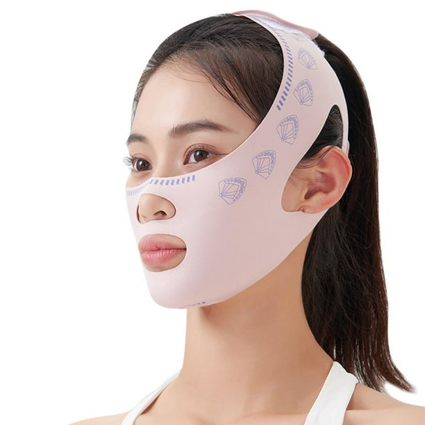 Vendaje adelgazante para mentón y mejillas, moldeador en V, mascarilla de estiramiento facial, banda antiarrugas, mascarilla para dormir, belleza y salud.