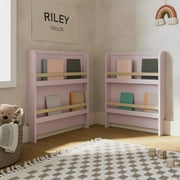 Graco Read-with-Me 4-in-1 Convertible Baby Crib with Drawer, Blush with Driftwood