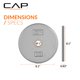 thumbnail image 4 of Set de discos de pesas CAP Barbell 4 x 10 lb de hierro fundido gris, 4 of 5