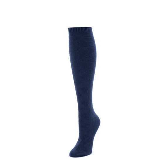MeMoi Flower Lined Knee High Socks - Womens - Female