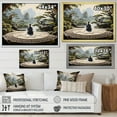 thumbnail image 4 of Designart "Zen Garden Serenity in Lush Green I" Spiritual Canvas Art Print, 4 of 5