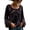 Blue, variant on Women's Halloween Gothic Floral Print Long Sleeve Blouse Scoop Neck Bell Sleeve Retro Casual Top for Holiday and Party Red S