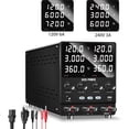 thumbnail image 1 of NICE-POWER Alimentation Double CC Variable : Série Régulée à Commutation Réglable 120V 3A (240V 3A) Parallèle (120V 6A) Haute Précision Port USB 5V/2A Alimentation de Banc et de Labo, 1 of 11