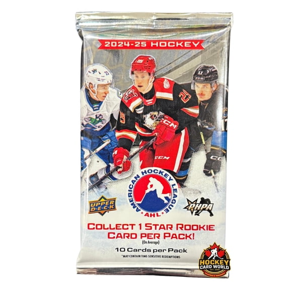 2024-25 Upper Deck AHL Sealed Hockey Hobby Single Pack