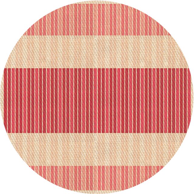 Ahgly Company Tapis d'Intérieur Lavables en Machine, Ronds, Pastel, Orange Transitionnel, Ronds de 4'