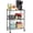 Black, variant on CL.HPAHKL 3-Tier Utility Storage Shelves, Metal Wire Shelving Unit Height Adjustable Storage Rack for Kitchen, Closet, Pantry, Garage, Bathroom, Laundry, 13" D x 23" W x 31" H, Black