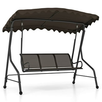 Mainstays Dashwood 2-Seat Steel Freestanding Canopy Porch