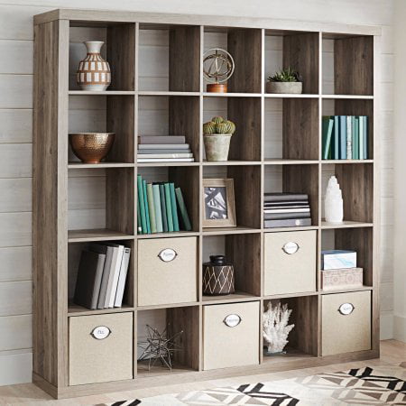 Better Homes And Gardens 25 Cube Organizer Room Divider Rustic