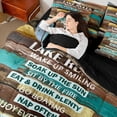 thumbnail image 5 of Homewish Old Barn Door Twin Bedding Sets 7-Piece, Brown Teal Farmhouse Bedding Comforter Set, Western Rustic Theme Reversible Sheet Sets, Ultra Soft Bedroom Decor, 5 of 8