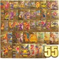 thumbnail image 1 of 55 PCS- Gold Foil Poke Card Assorted Cards TCG Deck Box,can be Used as a Card Group for Games or Collections, 1 of 5