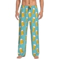 thumbnail image 1 of Fotbe Beer Pantalones de Pijama para Hombre, Pantalones de Dormir, Pantalones de Casa con Cintura Ajustable y Bolsillos-Large, 1 of 6