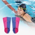 thumbnail image 6 of Unique Bargains 1 Pair Unisex Snorkeling Fins Foot Flippers for Swimming Extra Large Dark Blue,Rose Red, 6 of 6