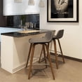 thumbnail image 2 of Randolph 28" Bentwood Counter/ Bar Height Stool (Setof 2) in Distressed Gray, 2 of 8