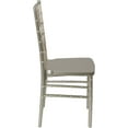 thumbnail image 5 of YYEAN  Pewter Resin Stacking Chiavari Chair 18.5"D x 15.75"W x 36.5"H-Champagne, 5 of 11