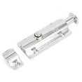 thumbnail image 1 of Unique Bargains Silver Tone Round Button Auto Barrel Door Latch Bolt Lock 10.5cm Length, 1 of 2