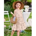 thumbnail image 2 of Arshiner Girls Spaghetti Strap Dress Toddler Summer Dresses Kids Beach Casual Sundresses with Pockets, 2 of 5