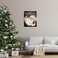 thumbnail image 2 of Be Jolly By Golly Vintage Christmas Santa Holiday Graphic Art Gallery Wrapped Canvas Print Wall Art, 2 of 7