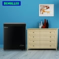 thumbnail image 4 of DEMULLER 4.0 Cu.ft Chest Freezer with Electronic Panel, Accurate Temperature Display to 1℉ Black, 4 of 9