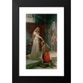 thumbnail image 2 of Edmund Blair Leighton 12x18 Black Modern Framed Museum Art Print Titled - The Accolade (1901), 2 of 5
