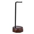 thumbnail image 2 of Colgador de auriculares de metal, soporte de madera para auriculares, equipo de escritorio para computadora, accesorios para auriculares, construcción robusta, 2 of 8