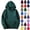 A-Army Green, variant on Hoodie for Man Casual Fashionable Long Sleeved Hooded Pocket Top Long Sleeve Hooded Pullover Sweatshirts Blouse