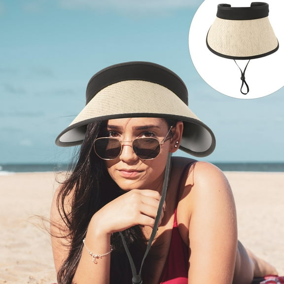 TEHAUX Soaker Sun Hat Beige for Jogging 1Pack